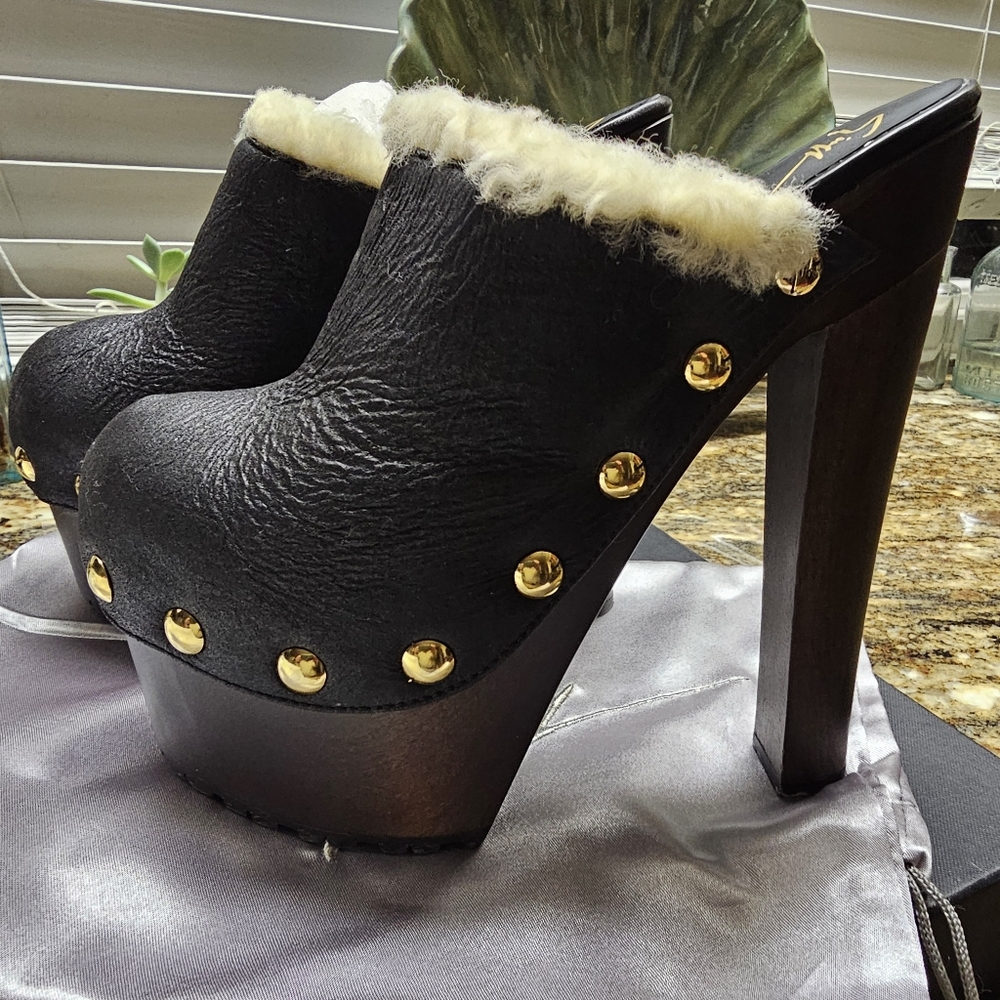 Giuseppe Zanotti Tropez Platform Clogs EU 38.5